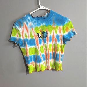 Empyre tie dye crop top size M